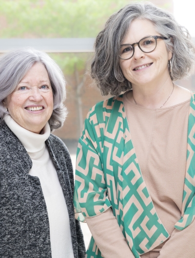 Nancy Cox and Martha Dudek
